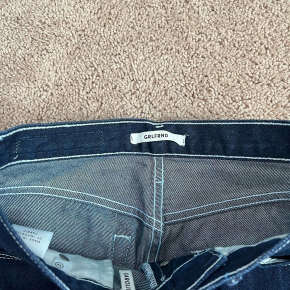 Grlfrnd Karolina Hello Again Button Fly High Rise Skinny Denim Jeans Women’s 26 - Picture 6 of 8